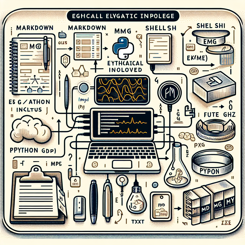 Visual representation of 208 python only setup for emg