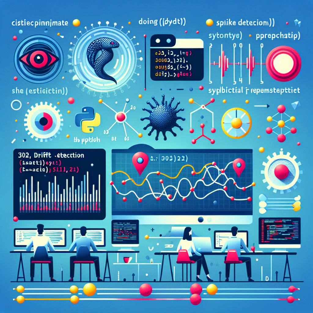 Visual representation of 302 drift detection using spike counts